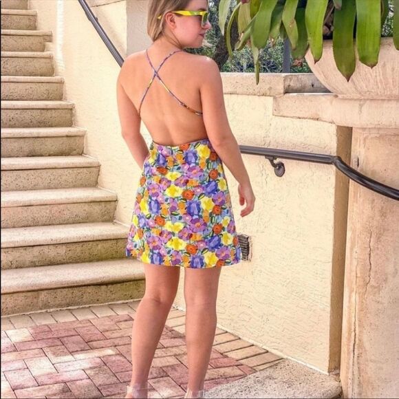 Zara floral printed dress - Picture 2 of 16